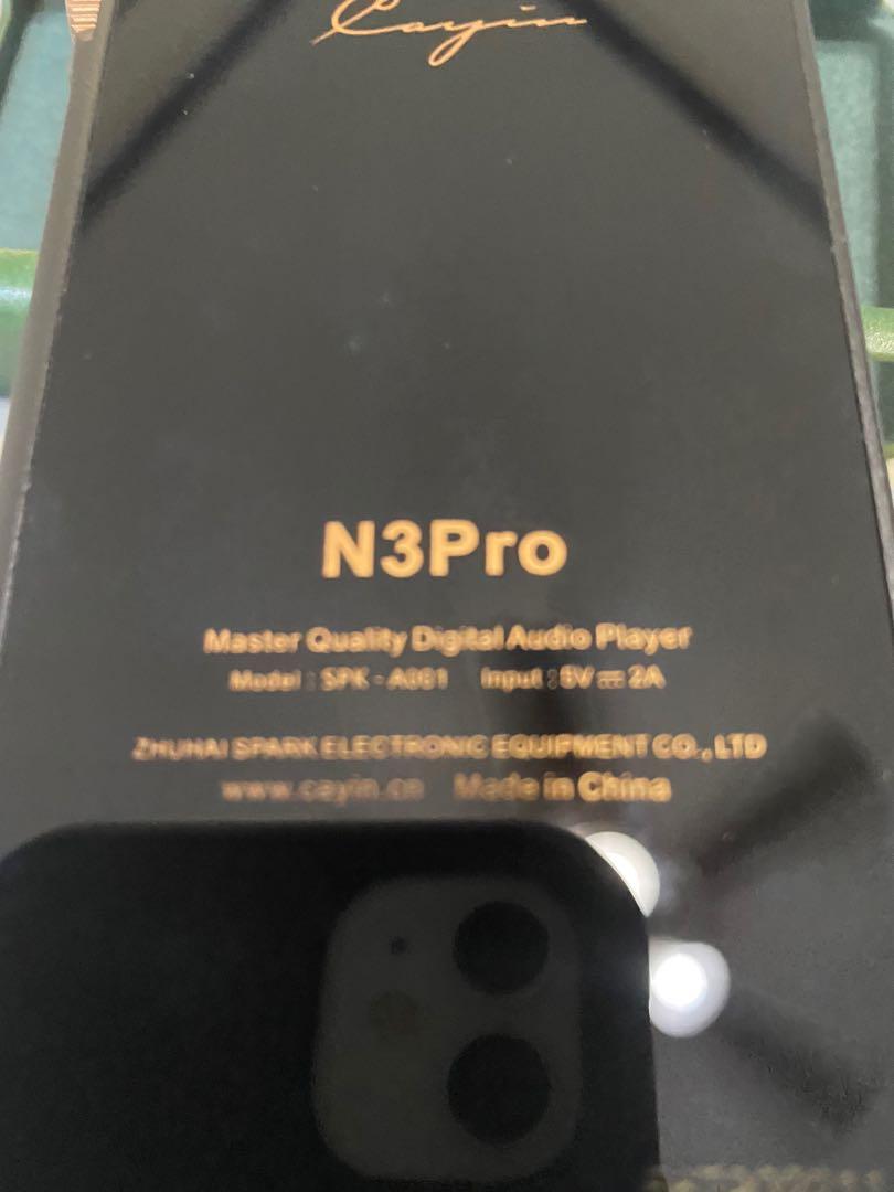 Cayin N3Pro (Category: Portable Music Players) located in Manila. Submitted by jun_pas (Listing ID 1135893065, Image 3). Description: Obtained last year thru swap Item complete except for usb cable but will include a nice leather case No trades.