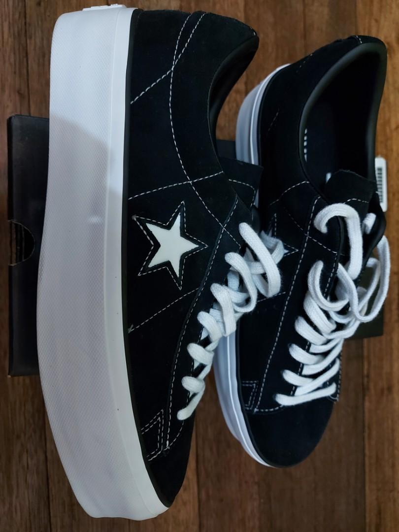 Converse One Star Platform Black New With OG box, Men's Fashion, Footwear,  Sneakers on Carousell