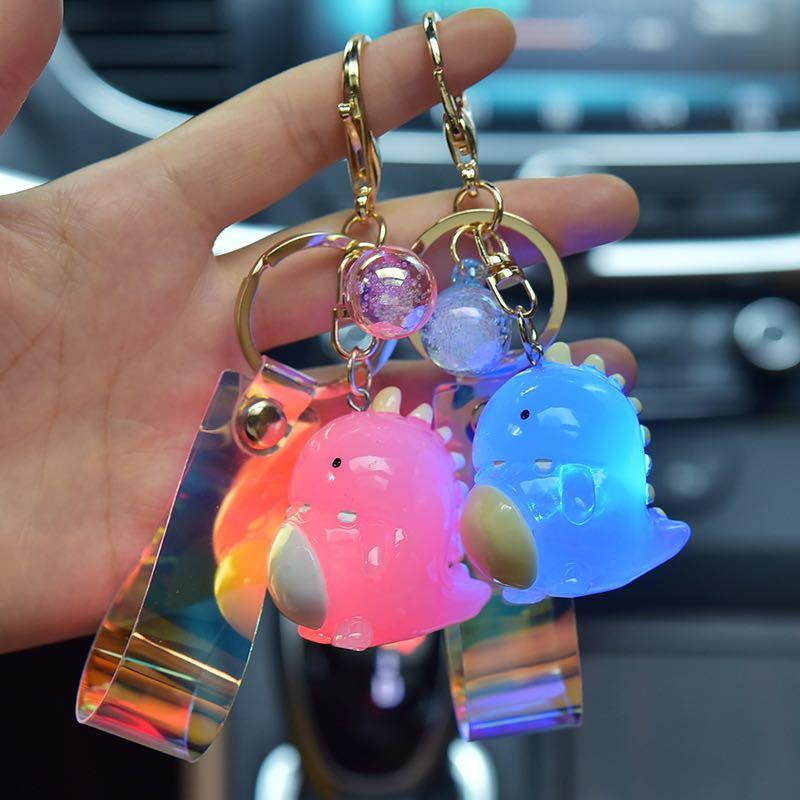 Cute dinosaur keychain top