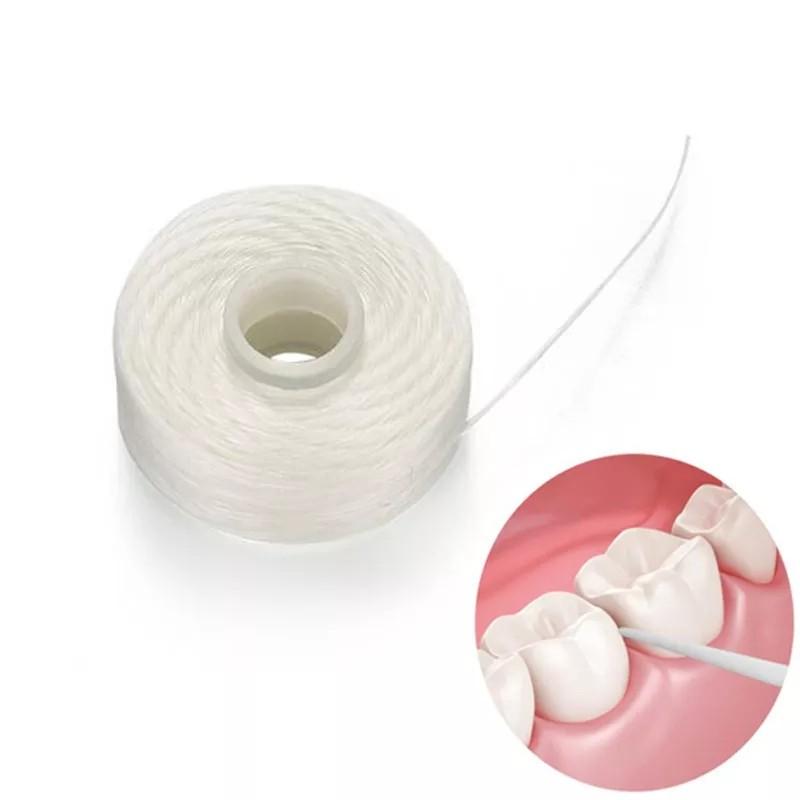 Dental Flosser Oral Roll 50m Hygiene Teeth Cleaning Floss Spool Wax