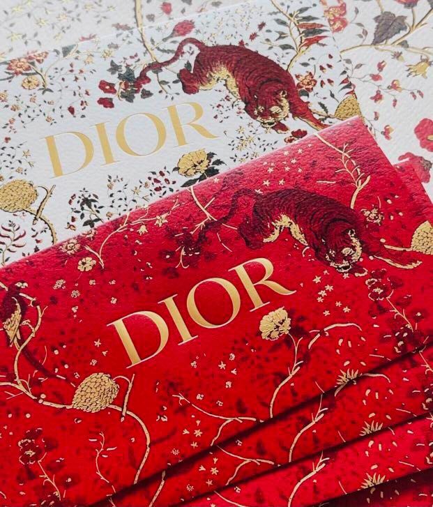 Dior 2022 tiger year red packet, Luxury, Accessories on Carousell