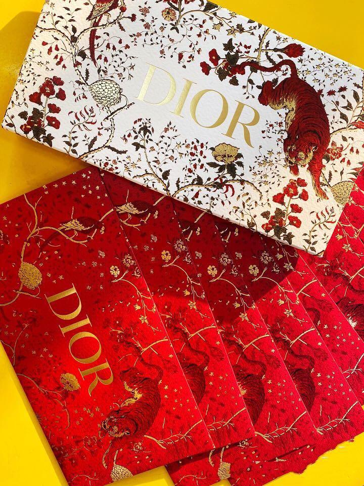 Dior 2022 tiger year red packet, Luxury, Accessories on Carousell