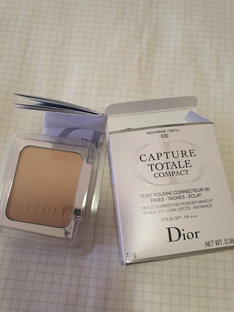 Dior 010 Ivory Capture Totale Triple Correcting Powder Foundation Compact