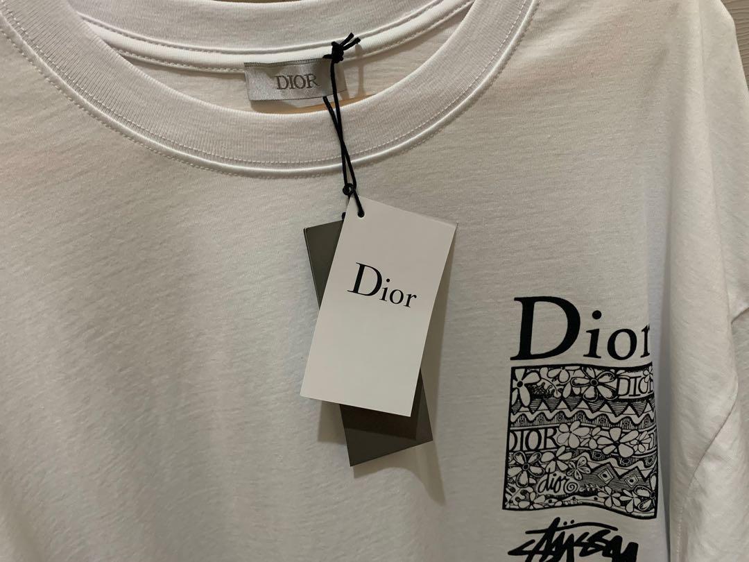 Dior x Stussy, Men's Fashion, Tops & Sets, Tshirts & Polo Shirts on ...