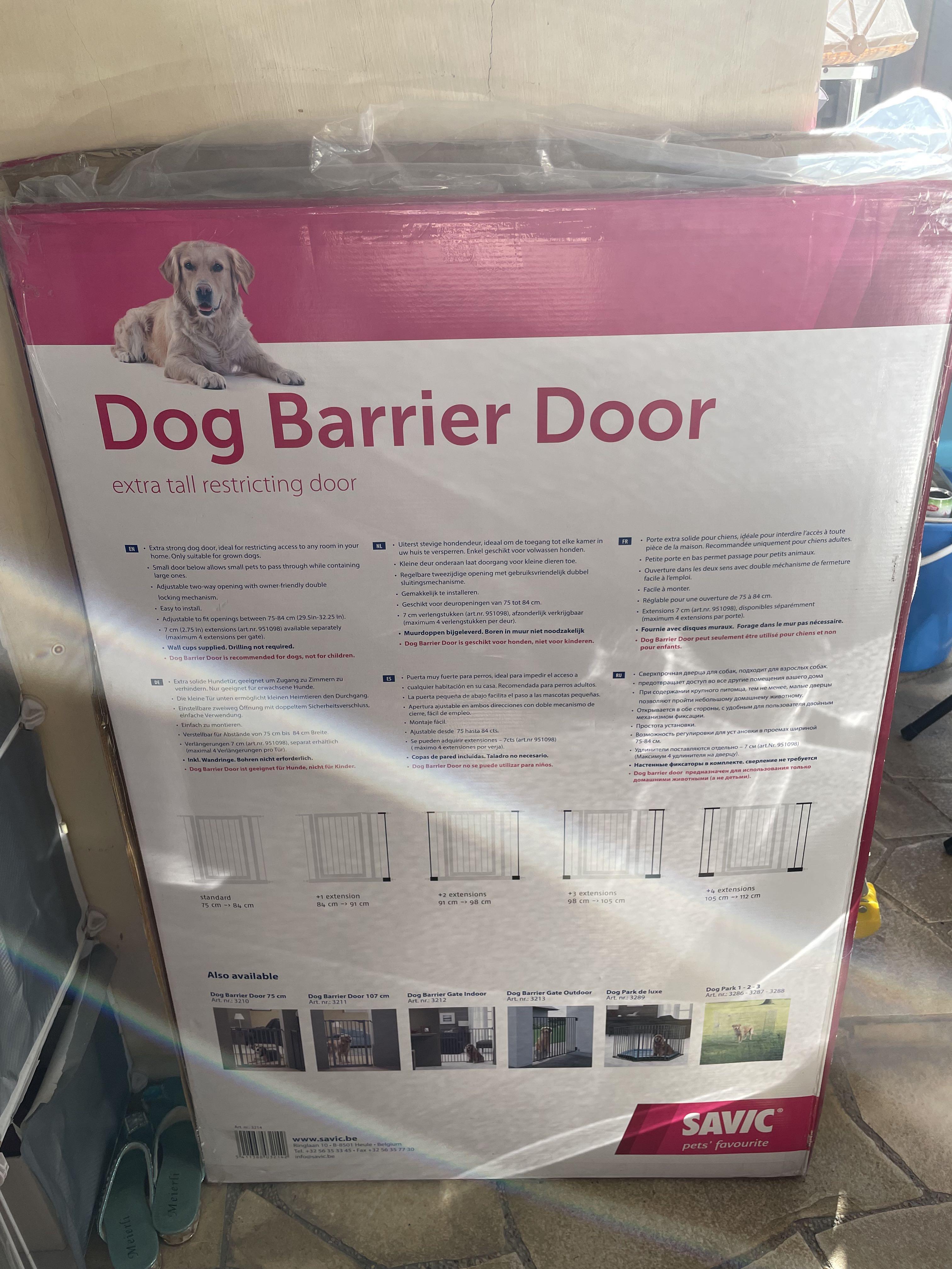 Dog Barrier Door, Pet Supplies, Homes & Other Pet Accessories on Carousell