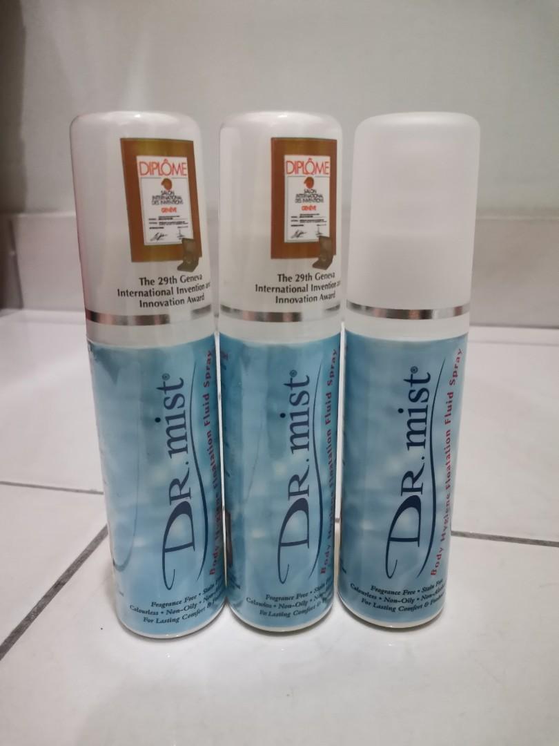 Dr Mist body hygiene spray 3x75ml EXP JUN/23, Beauty & Personal Care