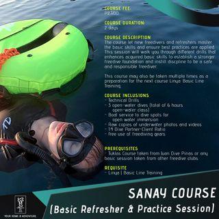 Freediving Class (Sanay Course: Basic Refresher and Practice Sessions)
