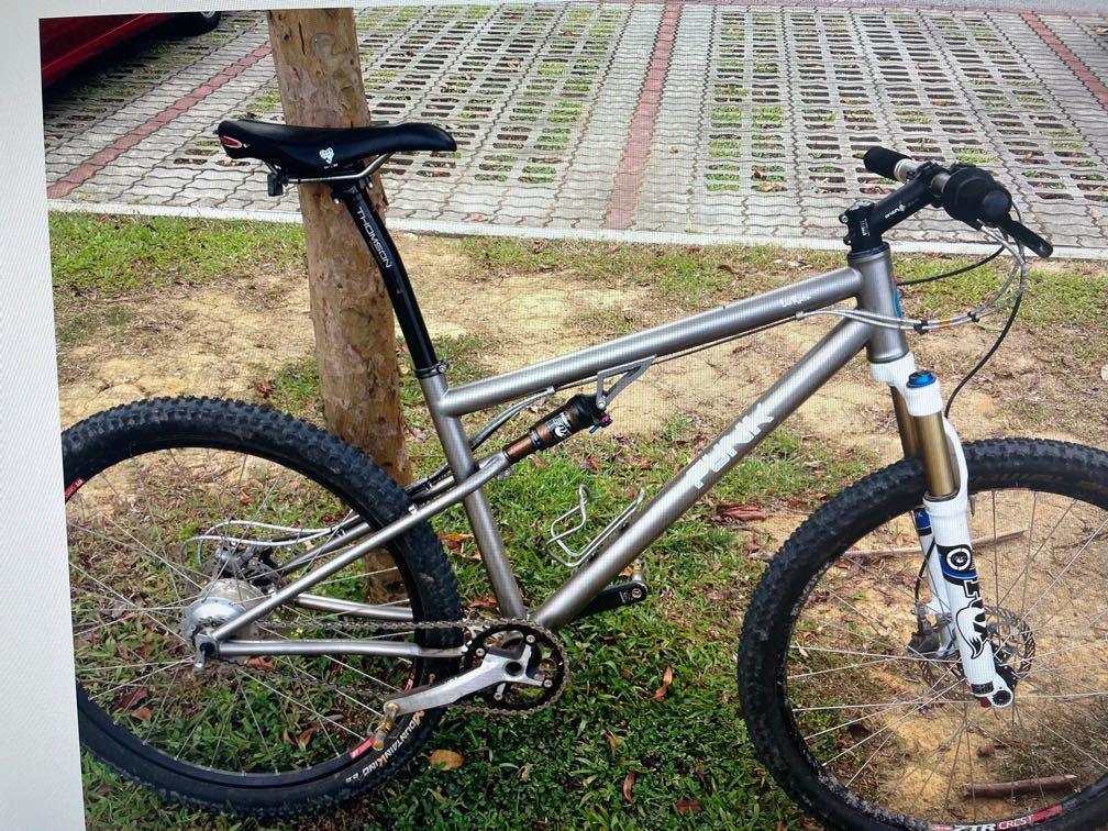Funk titanium mtb full sus carbon xtr frame fork, Sports Equipment ...
