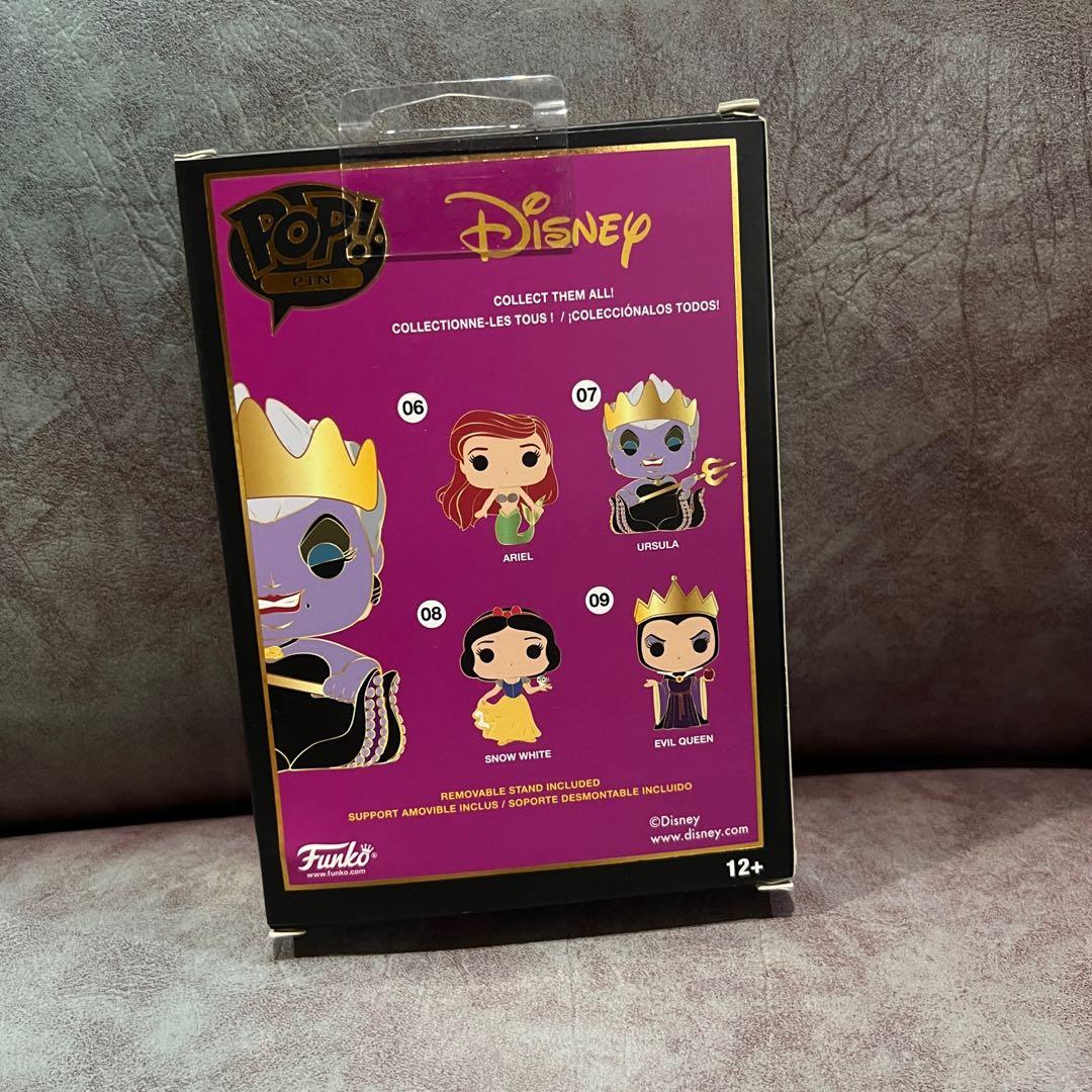 FUNKO POP Pin - 07 Ursula - Disney - Enamel Pin, Hobbies & Toys