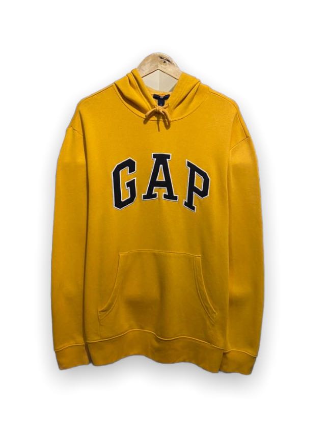 gap mustard yellow hoodie