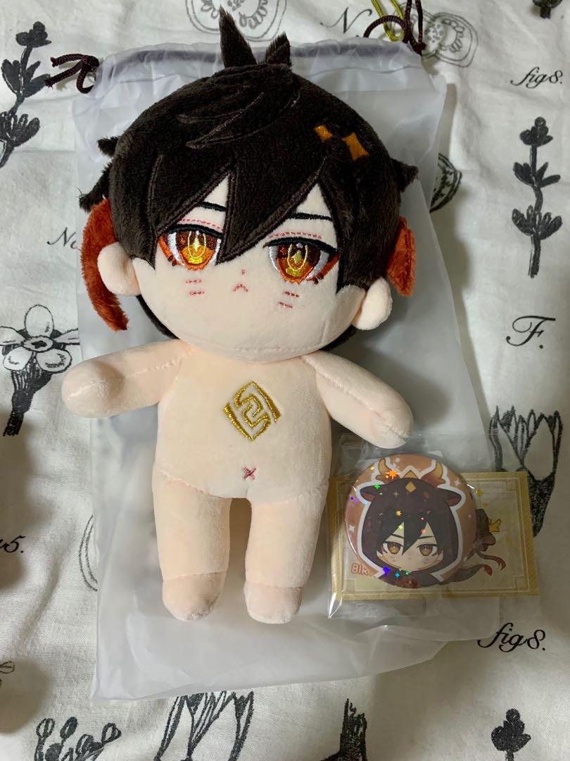 [BN] Genshin Impact Zhongli Omodoki Plush Doll , Hobbies & Toys ...