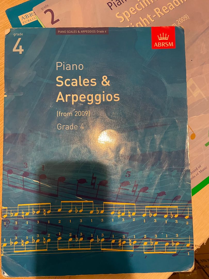 Grade 4 piano scales, sight reading, exam pieces, 興趣及遊戲, 書本 & 文具, 書本及雜誌 ...