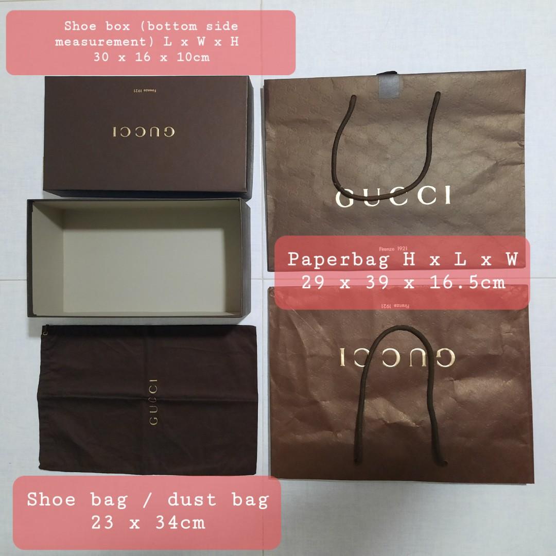 Gucci, Other, Gucci Shoebox Dust Bag Wtissue Paper
