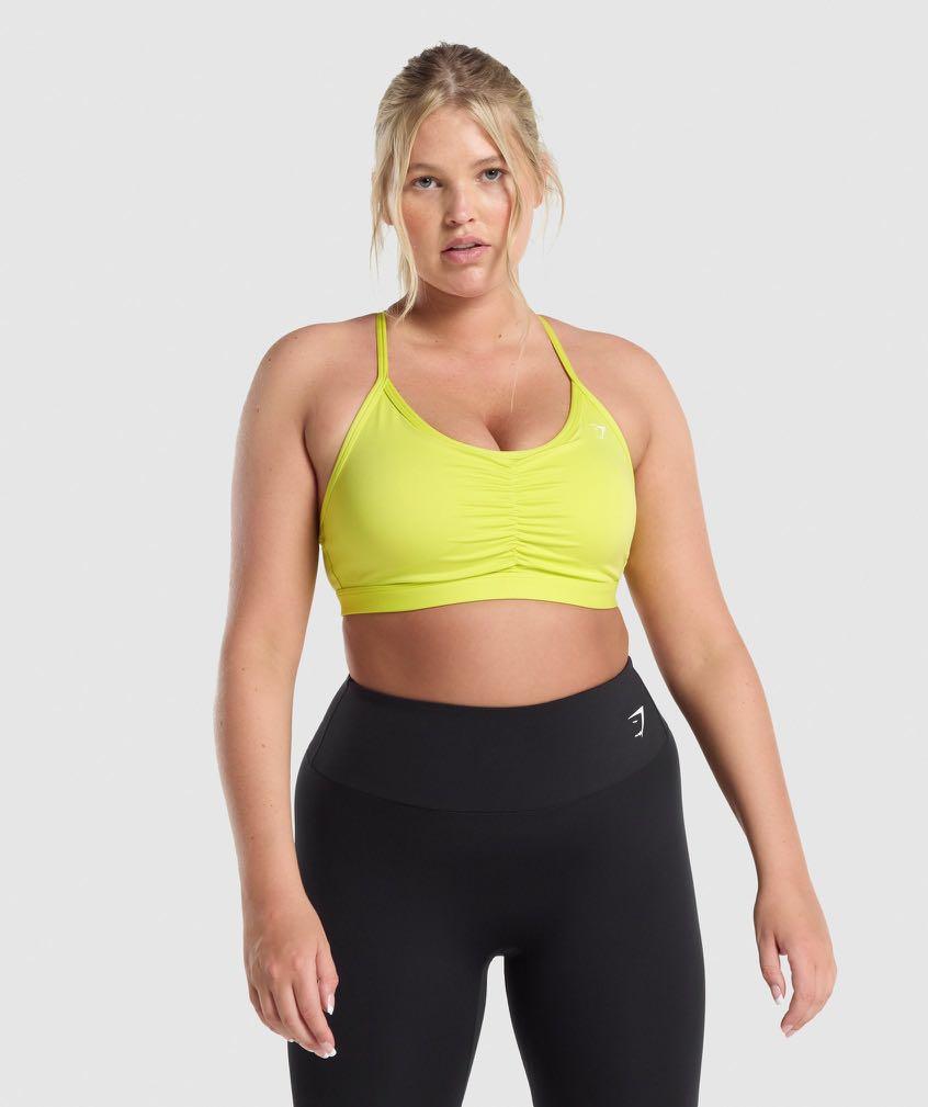 Gymshark Ruched Training Sports Bra, Women's Fashion, Activewear on  Carousell