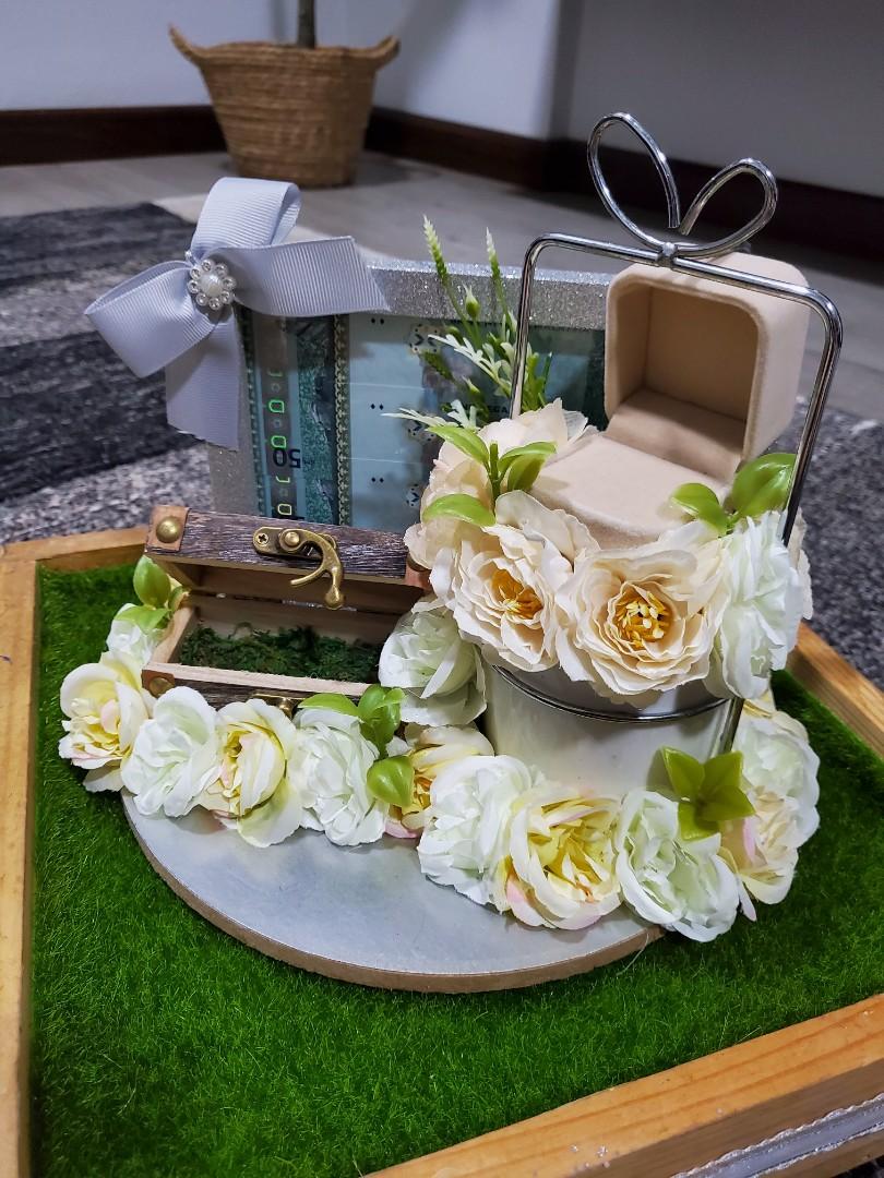 Gubahan Hantaran Dengan Bakul pt2