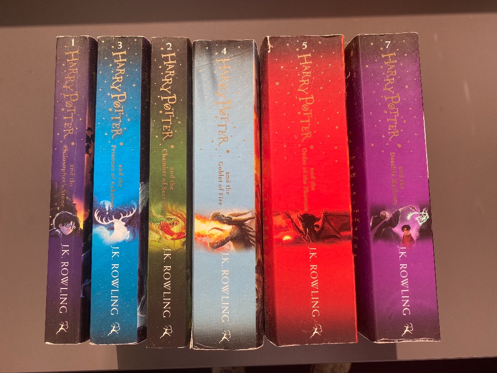 Harry Potter Collection (Books 1-2-3-4-5-7), Hobbies & Toys, Books ...