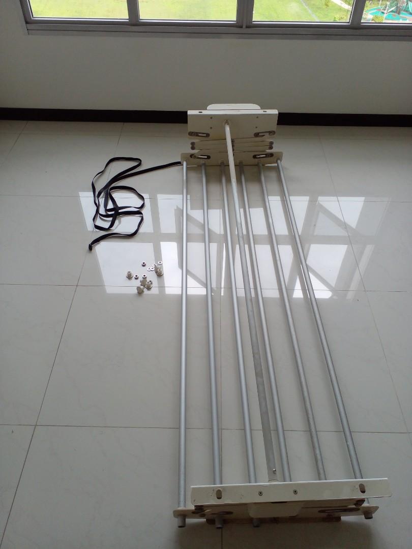 Hdb ceiling mount clothes drying rack, Furniture & Home Living, Home