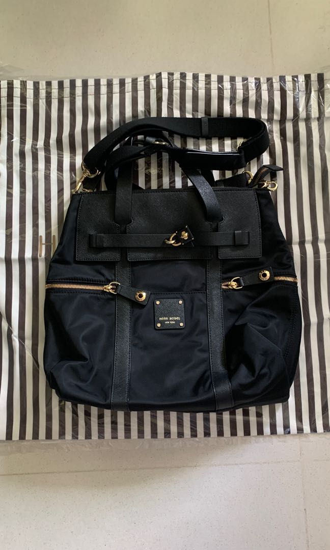 Henri bendel nylon 2025 backpack
