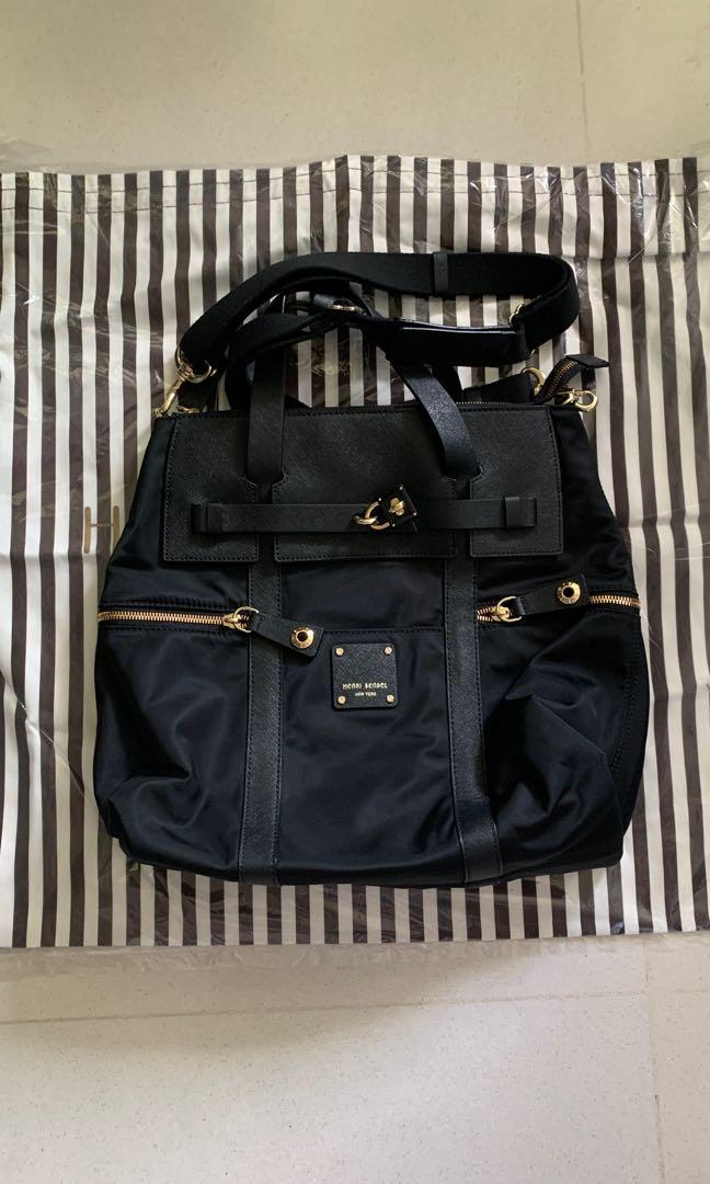 henri bendel nylon backpack