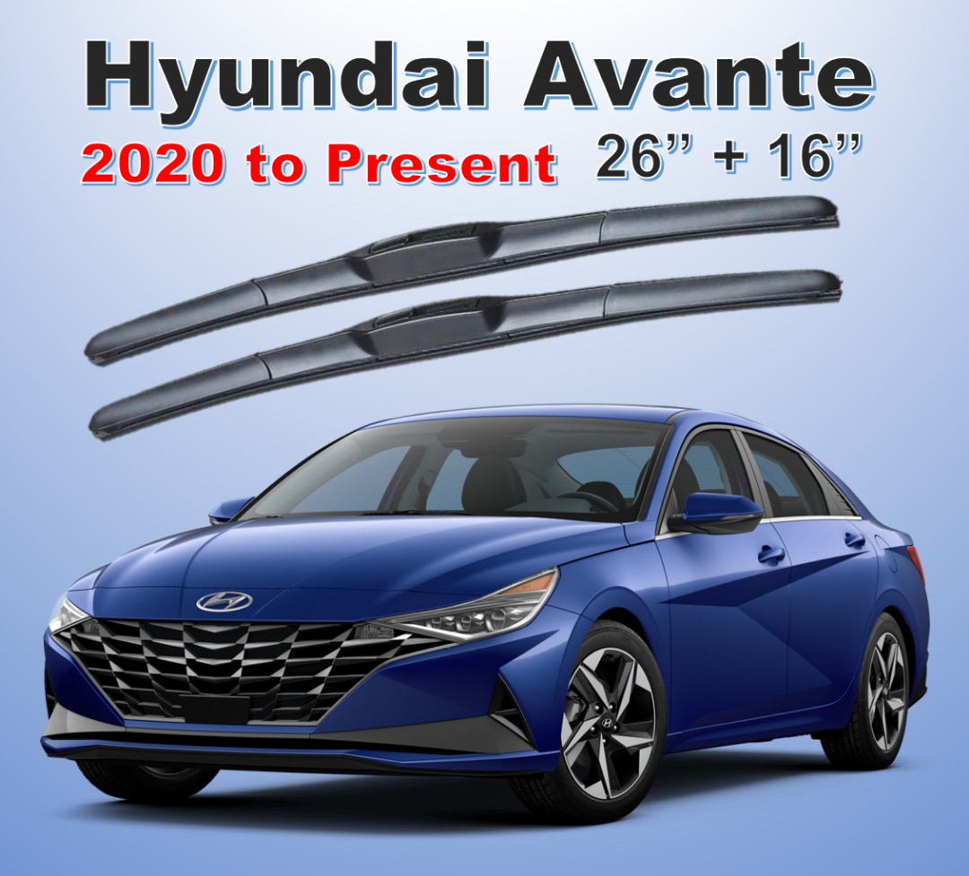 Hyundai Avante Elantra Front Windscreen Windshield Wipers Car Wiper