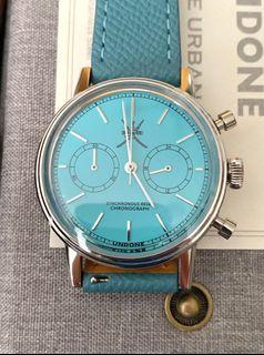 🎉 SALE! [BNIB UNWORN] Authentic UNDONE Khanjar Oman Tiffany Blue Dial Limited Edition 300 pieces SOLD OUT worldwide Seiko Chronograph Watch - LAST PIECE🤗FOR SALE!!- Brand new, unworn! + accessories! Tribute to Rolex 
