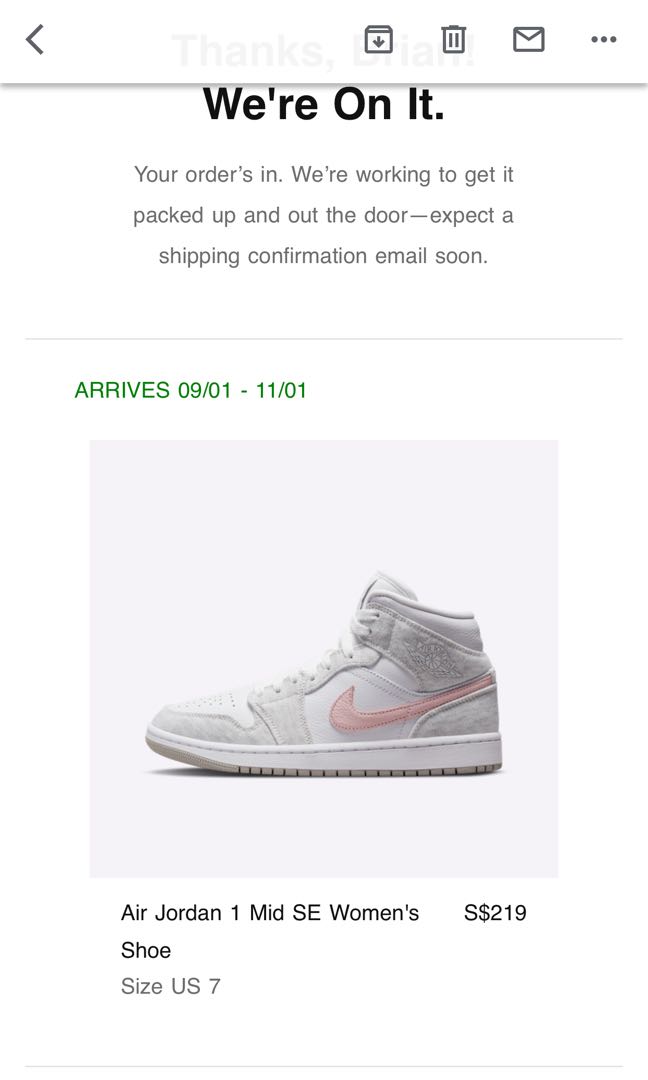 Air jordan 1 neutral grey 219 store