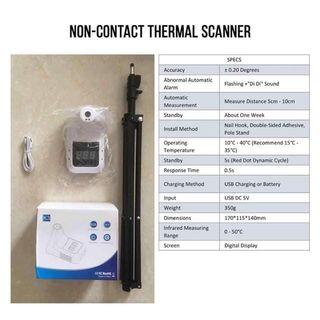 K3 Wall-Mounted Body Thermometer Industrial Automatic Hands Free Temperature Scanner