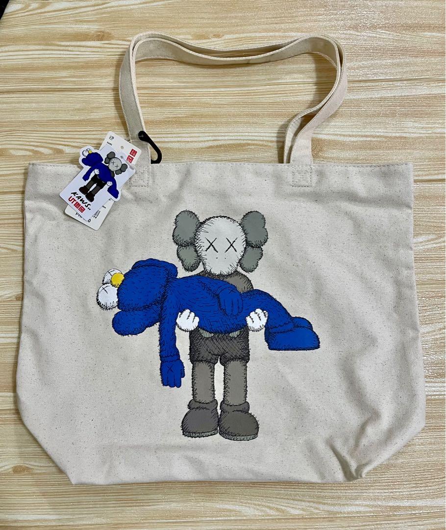 KAWS x Uniqlo Gone Tote Bag Natural 