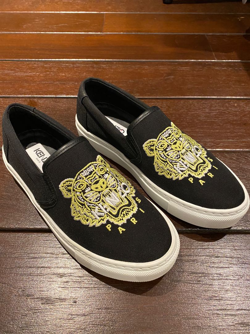 Kenzo slip on, Women's Fashion, Footwear, Sneakers on Carousell
