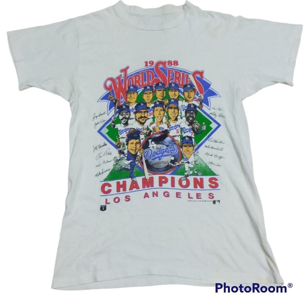 1988 Los Angeles Dodgers World Series Champions Caricature Shirt