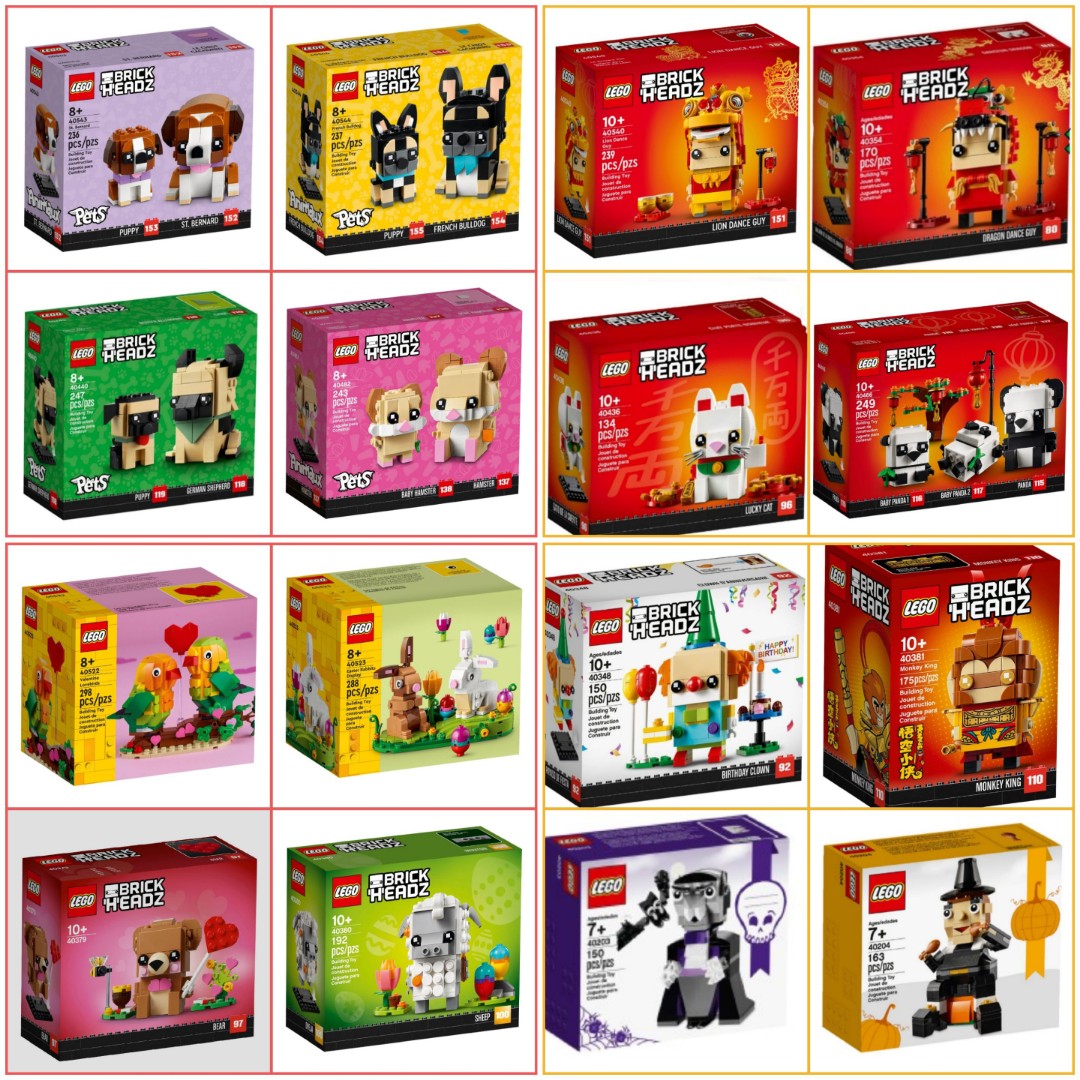 Lego brickheadz pets sales
