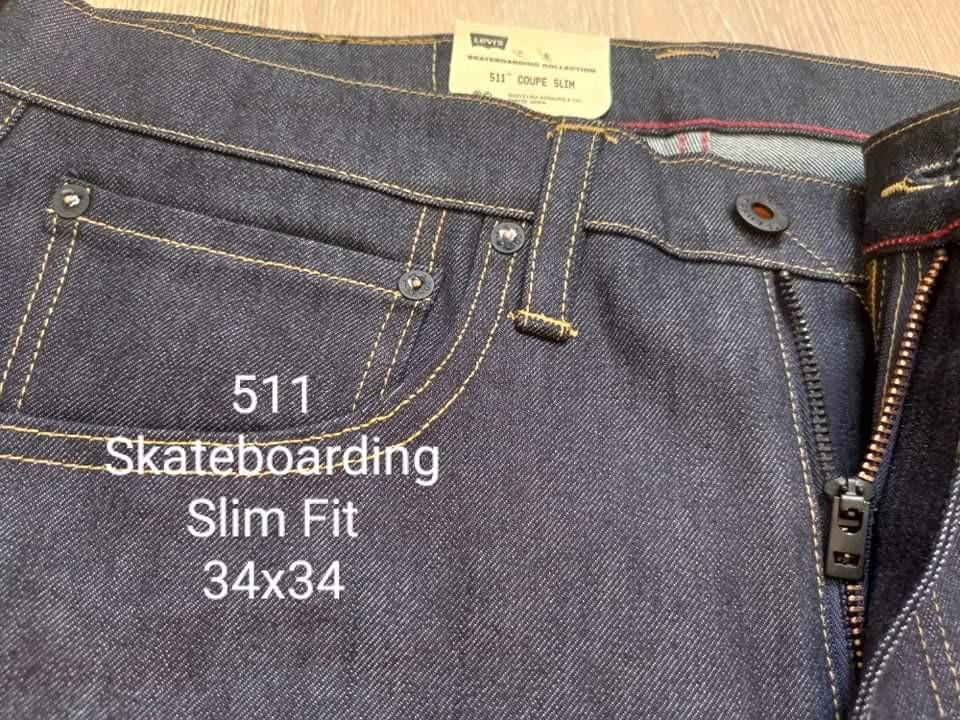 Levis 511 skate boarding collection rigid indigo, Men's Fashion, Bottoms,  Jeans on Carousell
