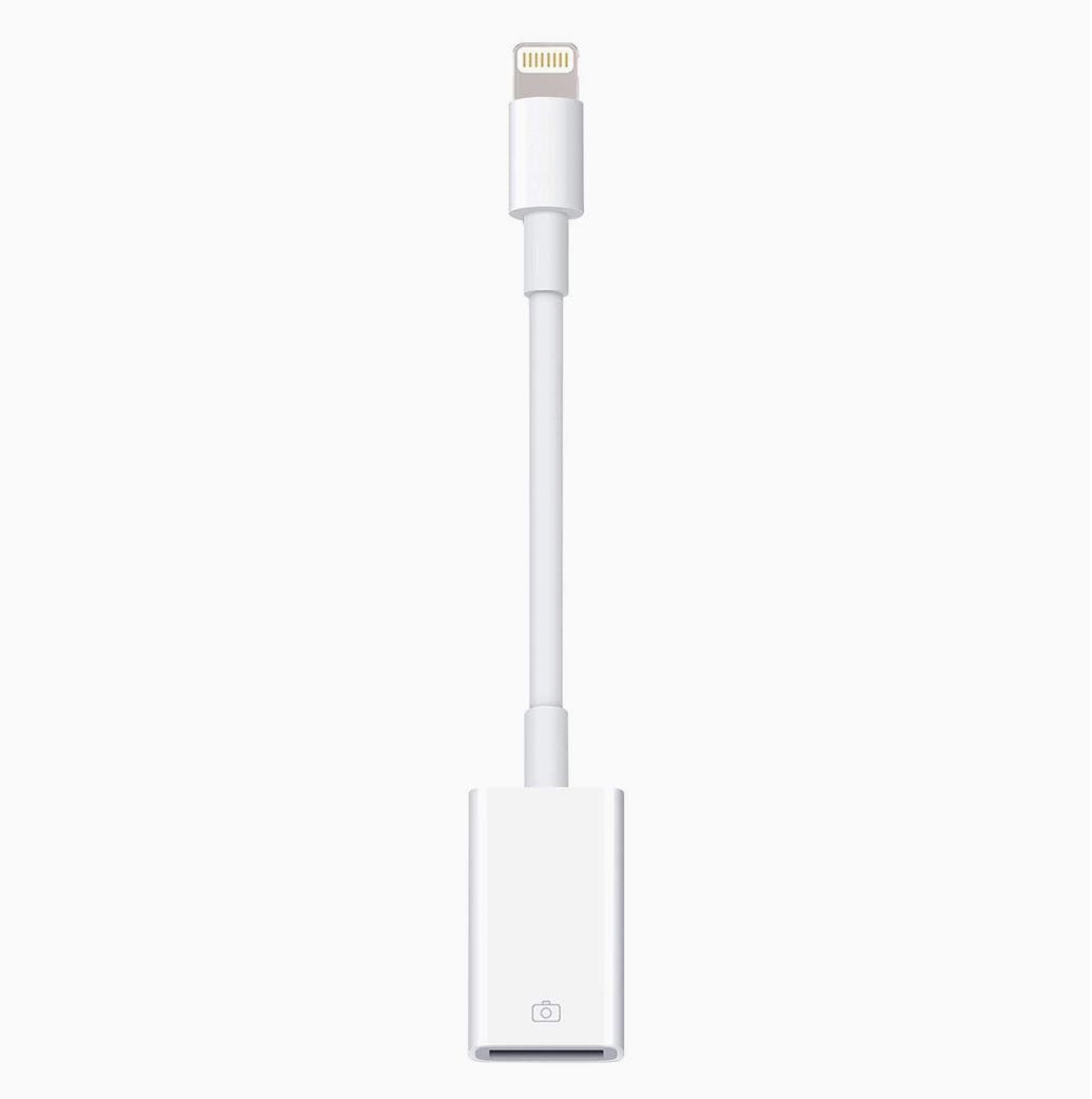 Lightning to USB Camera Adapter Lightning Female USB OTG Cable Adapter