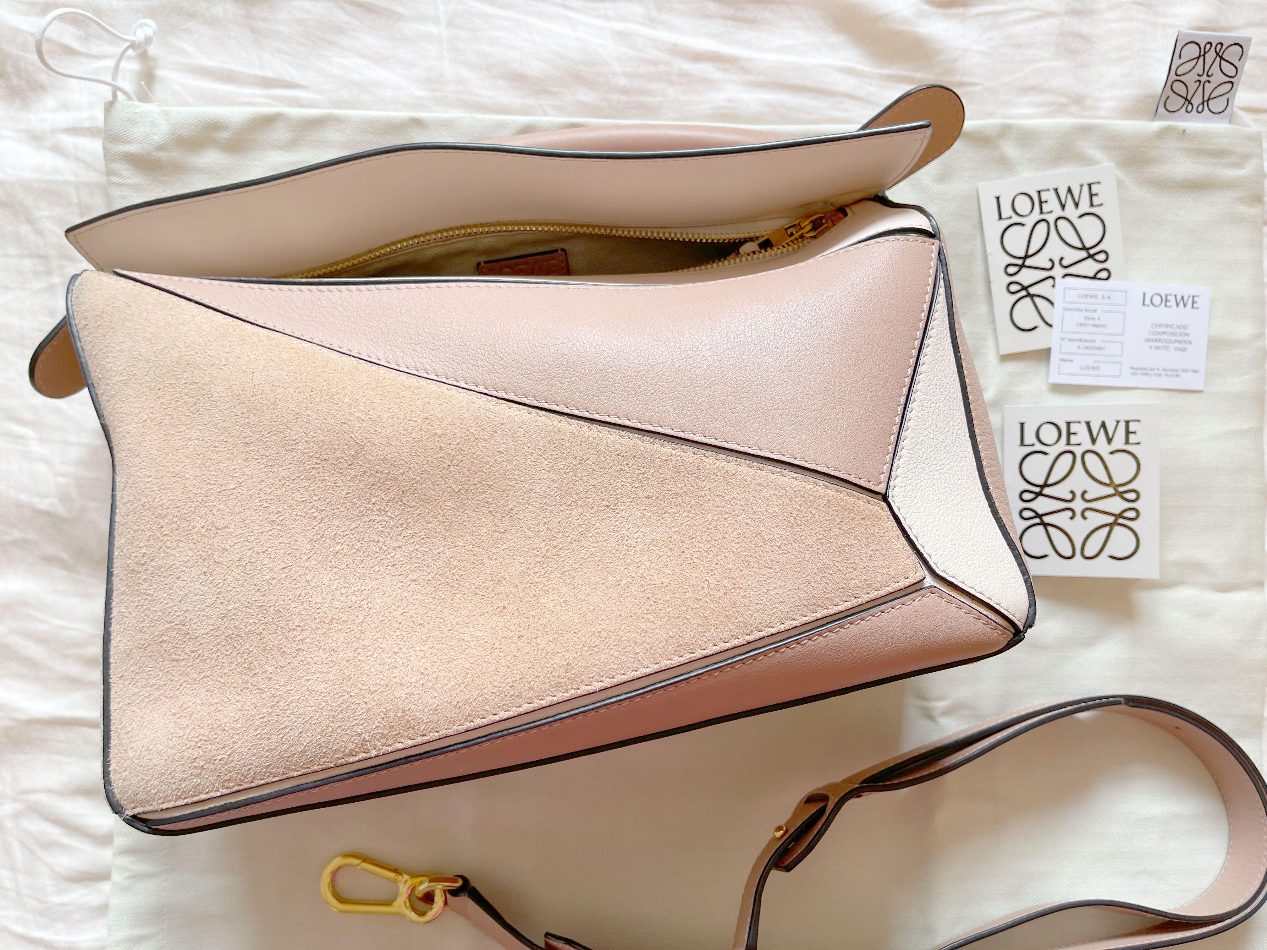 Loewe sales puzzle suede