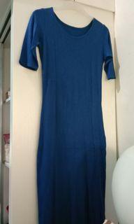 Long Dress Biru