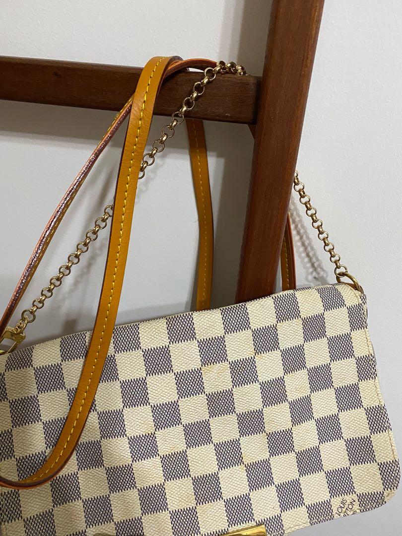 Louis Vuitton Favorite Damier Azur Monogram Canvas, Luxury, Bags & Wallets  on Carousell