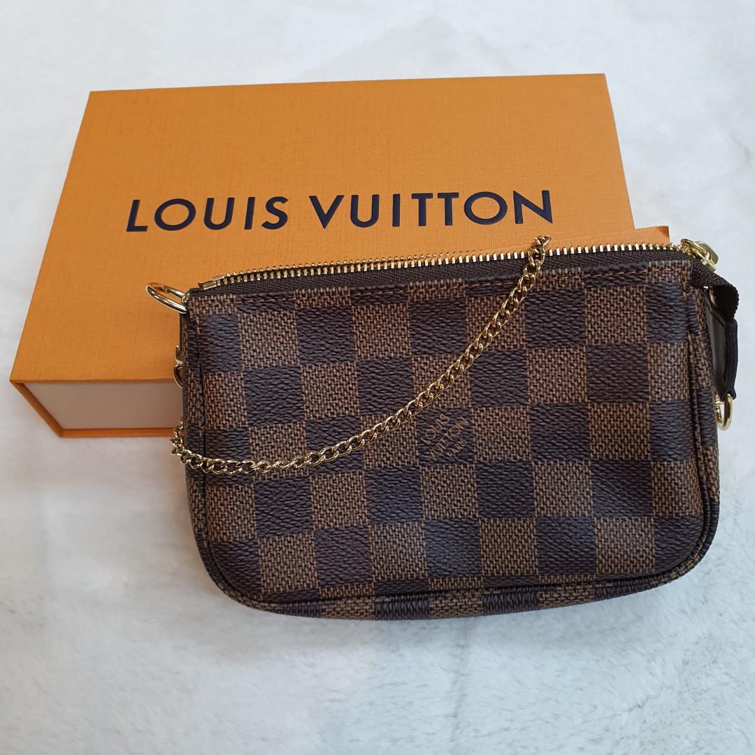 New Louis Vuitton Mini Pochette Black Empreinte, Luxury, Bags & Wallets on  Carousell