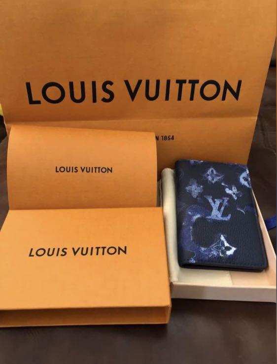 Louis Vuitton Slender Wallet Ink Watercolor in Cowhide Leather - US