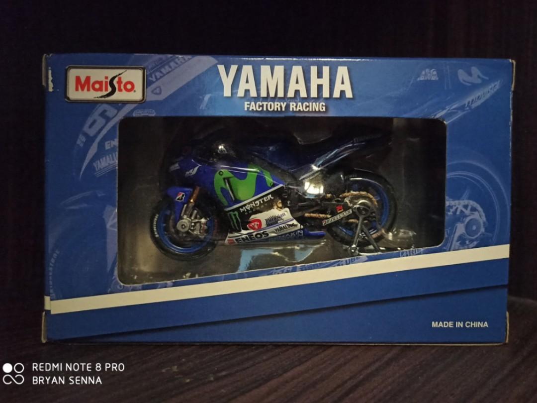 Achetez Moto Miniature Maisto - Yamaha Valentino Rossi Factory Racing Team  2015 Number 46, échelle 1:18