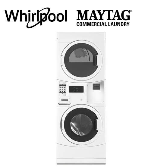 Maytag commercial stackable washer cheap and dryer