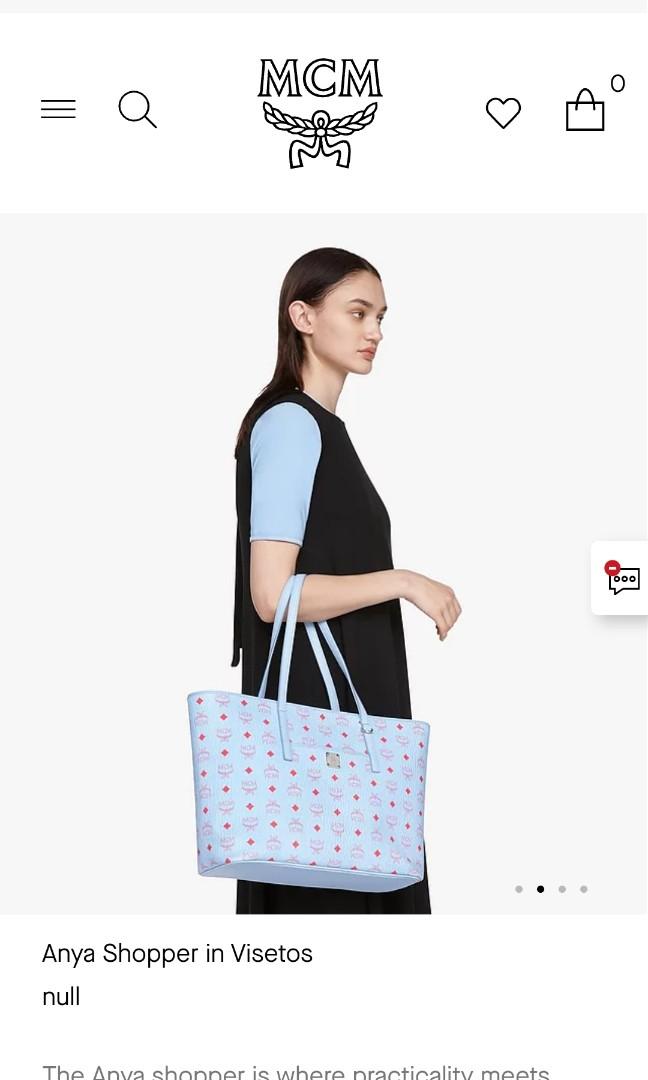 Mcm medium anya shopper 2025