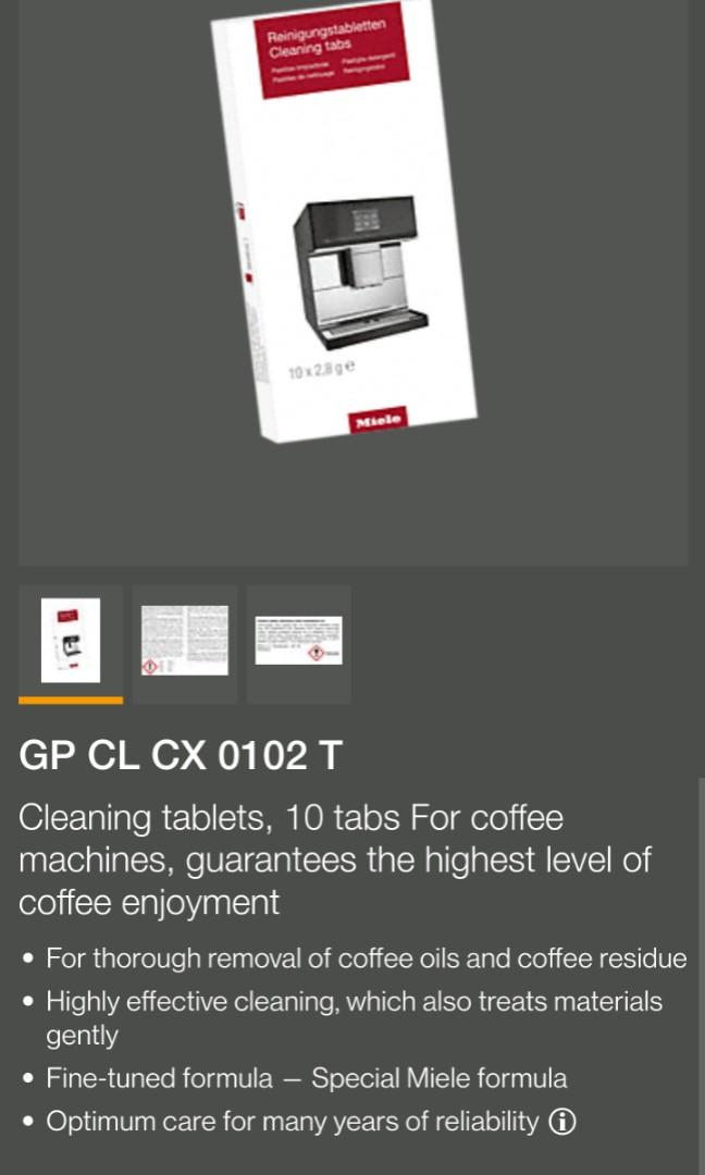 Miele Coffee Machine Cleaning Tablets., TV & Home Appliances, Kitchen