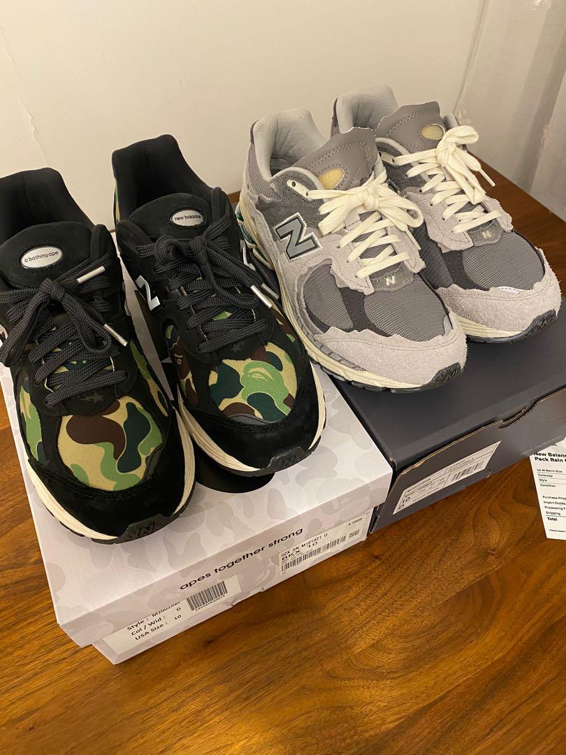 New balance m2002r bape m2002rda, 男裝, 鞋, 波鞋- Carousell