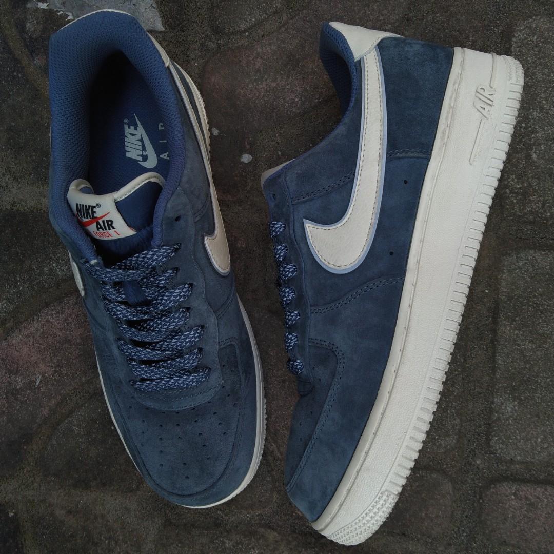 Nike air force hotsell 1 suede navy