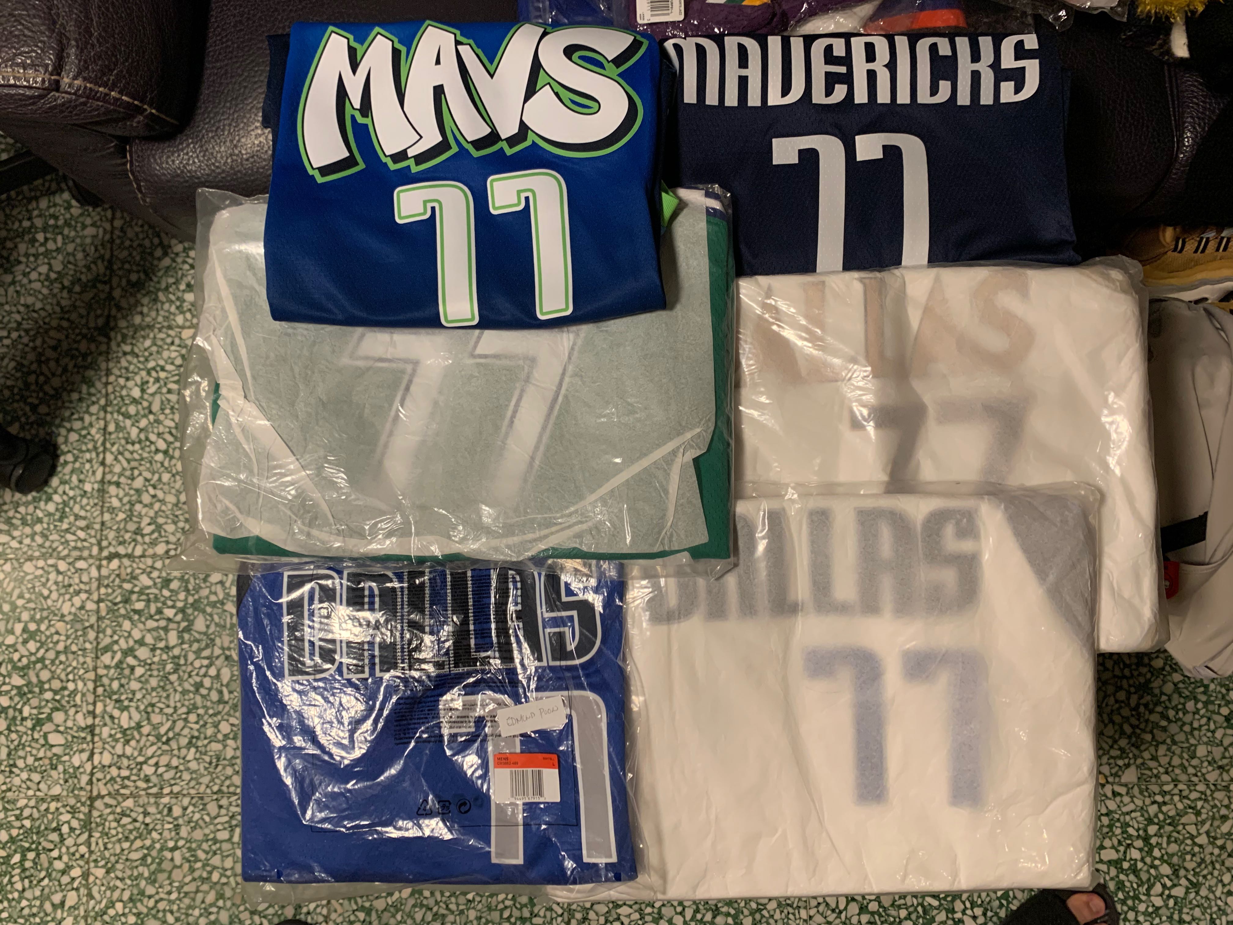 Nike NBA Dallas Mavericks Luka Doncic Swingman 100 new size L