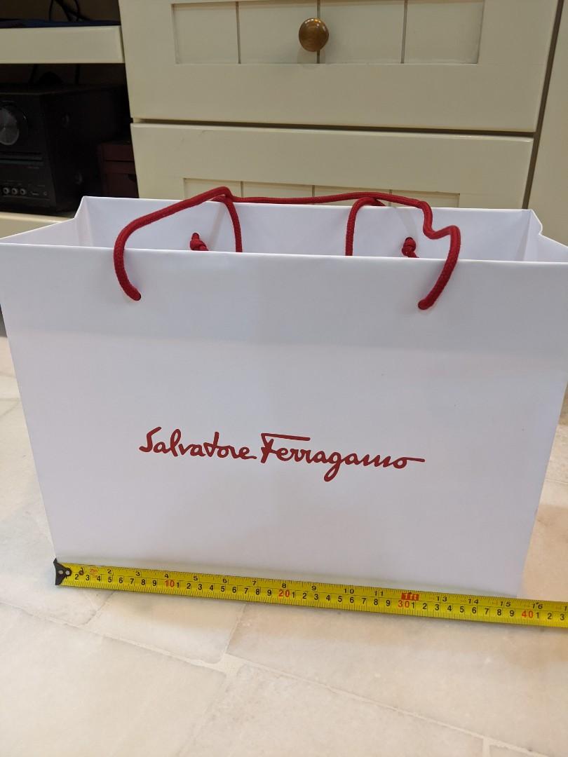 Original Salvatore Ferragamo Paper Bag (comes with free gift worth RM40),  Luxury, Bags & Wallets on Carousell