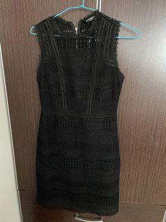 Osmose Black Lace Dress
