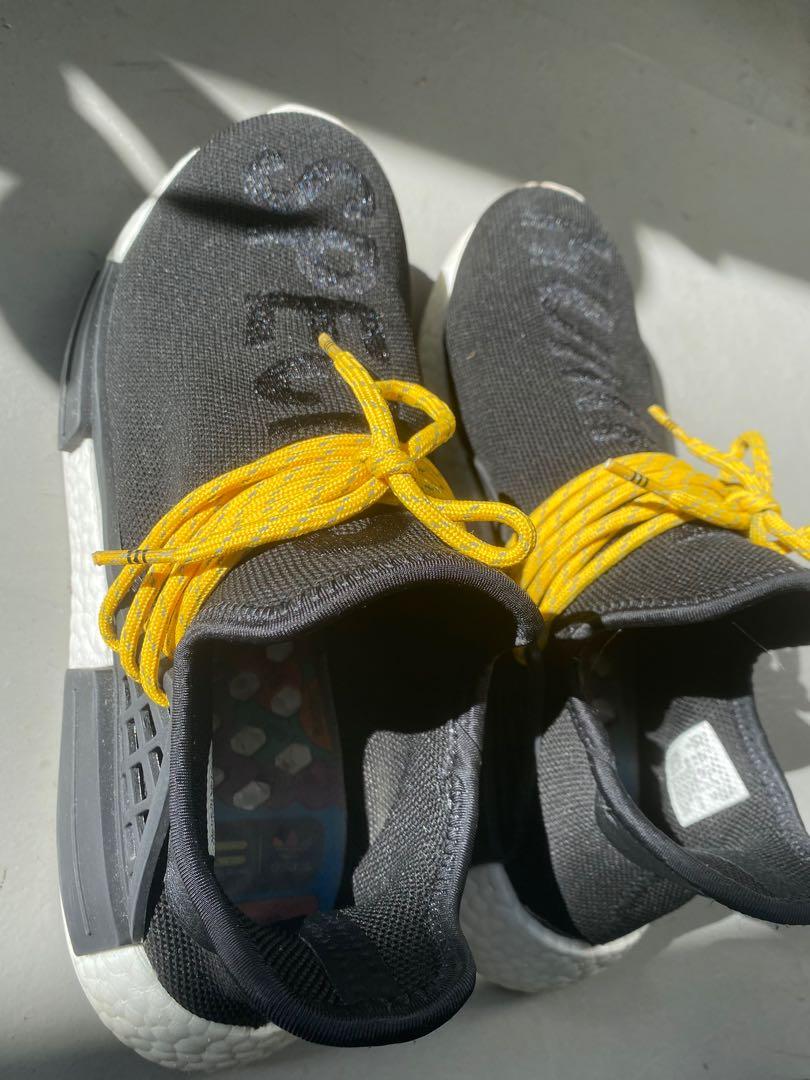 Pharrell Williams x Adidas NMD Human race'Black', Women's Fashion,  Footwear, Sneakers on Carousell