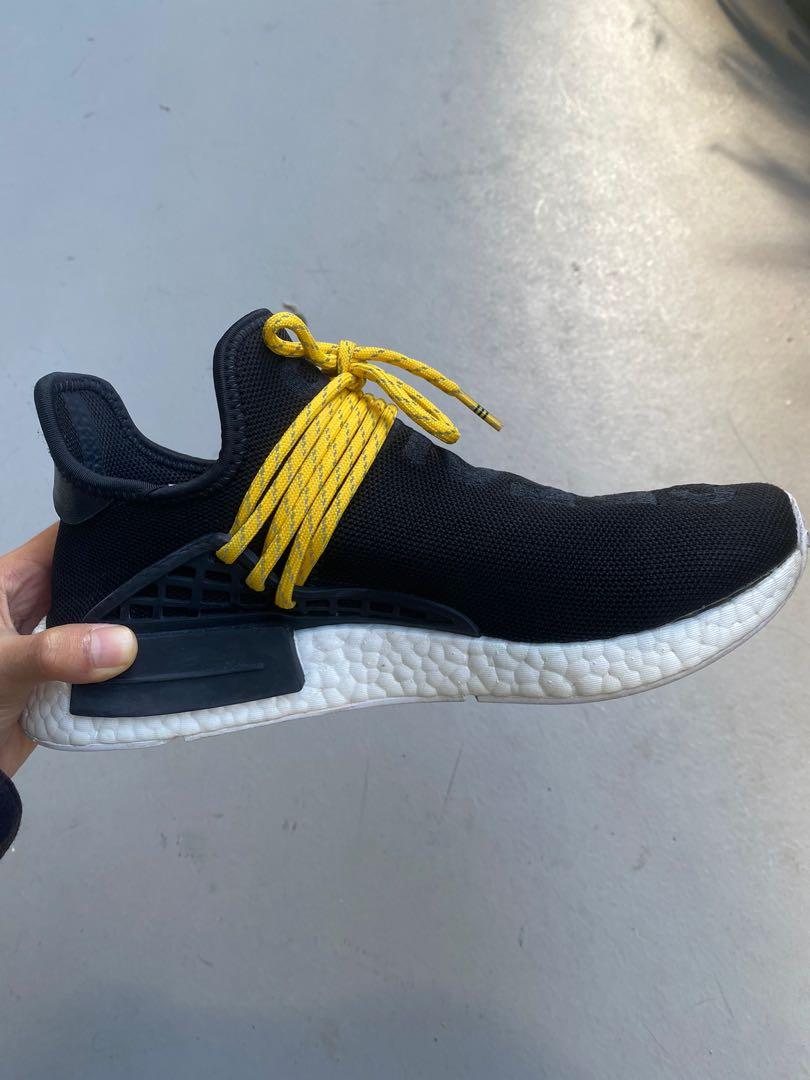 Human race black with yellow laces new arrivals