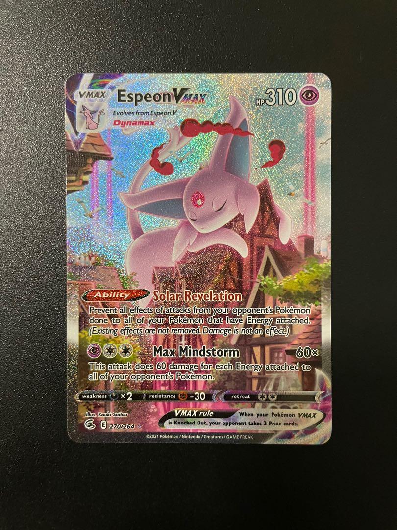 Pokemon TCG Espeon VMAX - 270/264 - Alternate Art Secret Rare 